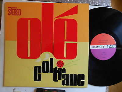 John Coltrane Olé Coltrane Dolphy-Hubbard-Tyner Atlantic red-purple mono