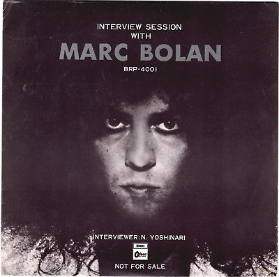 T. REX - INTERVIEW SESSION WITH MARC BOLAN - SUPER RARE  JAPAN PROMO 33'PS