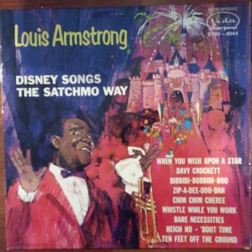 LOUIS ARMSTRONG Disney Songs The Satchmo Way LP - German Import STBV 4044