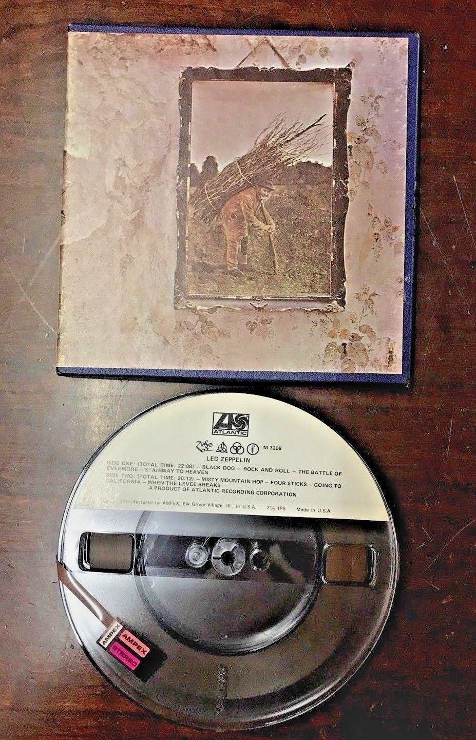 NEW - Reel to Reel tape [R2R]- Led Zeppelin ZOSO 7-1/2 ips  Atlantic # M 7208. - auction details