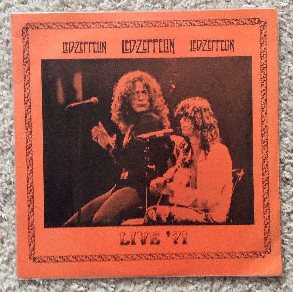 popsike.com - LED ZEPPELIN LIVE '71 Bootleg 33 LP Vinyl SUPER RARE