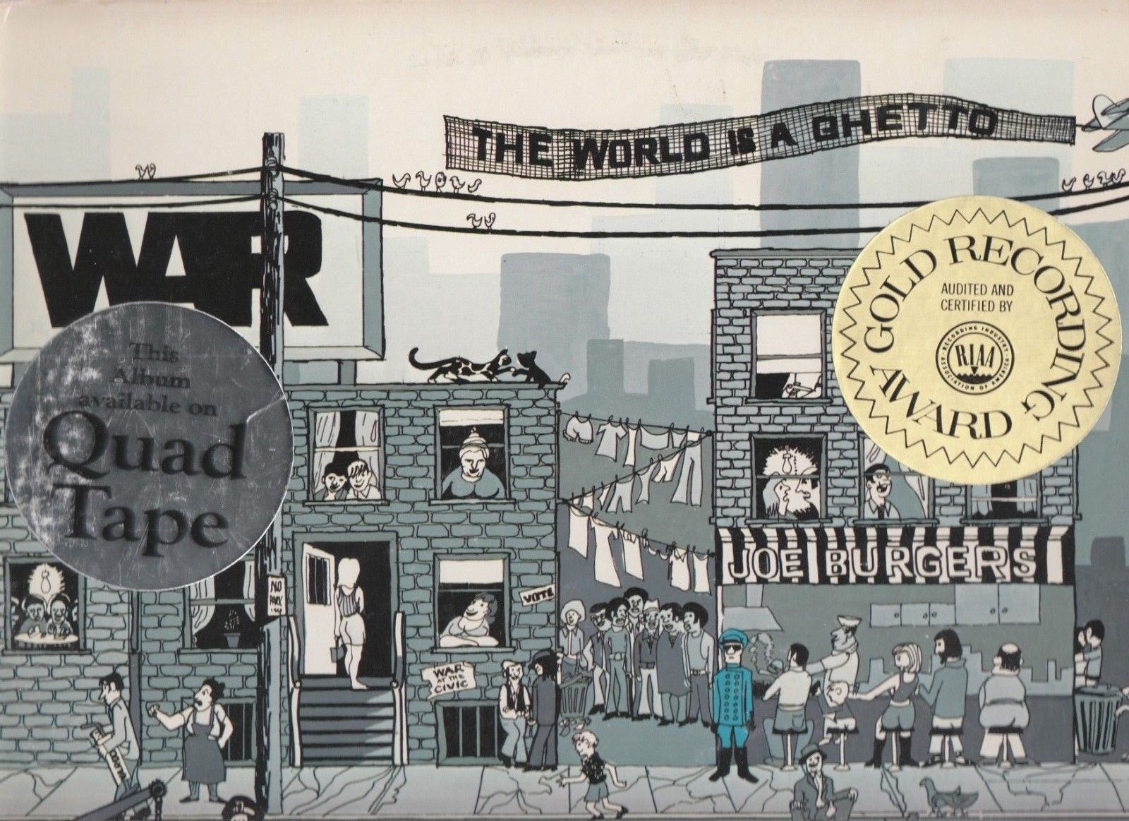 WAR - The World Is A Ghetto [The Cisco Kid] (1972) VINYL NM-/VG++