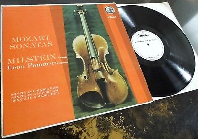 Mozart: Violin Sonatas - Milstein **Capitol White Label Test Press LP**