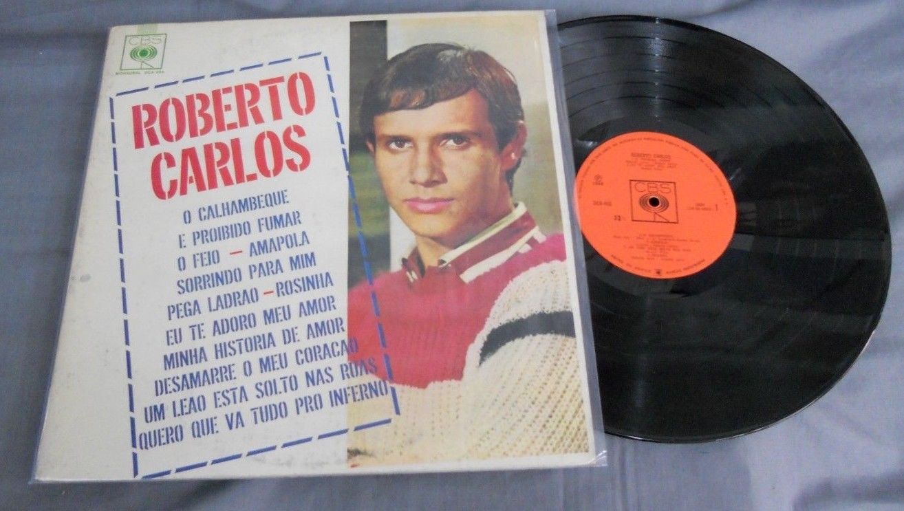 ROBERTO CARLOS -1966 SELF TITLED- VERY RARE HTF MEXICAN LP BRAZILIAN POP