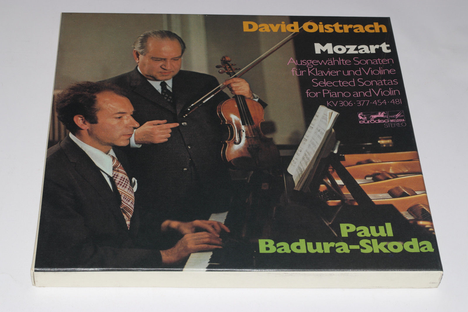 Eurodisc 86216 Mozart Sonatas Oistrach Oistrakh Badura-Skoda 2LP UNPLAYED