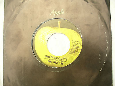 BEATLES HELLO GOODBYE / I AM A WALRUS usa apple 2056 MINT MINUS  pop 7" single