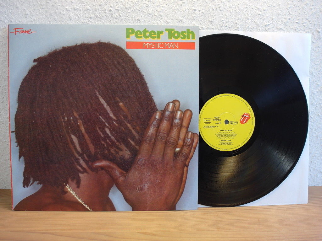 PETER TOSH - MYSTIC MAN  RAGGAE LP IN TOP CONDITION