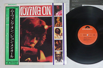 JOHN MAYALL MOVING ON POLYDOR MP 2297 Japan OBI VINYL LP