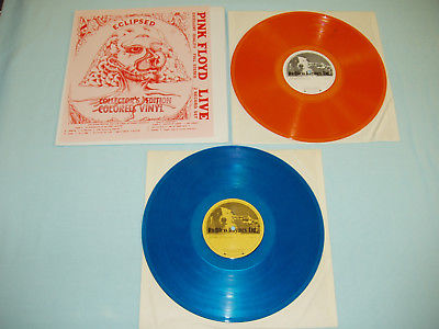 PINK FLOYD Eclipsed 12" BLUE and ORANGE color vinyl 2 LP set Ruthless Rhymes