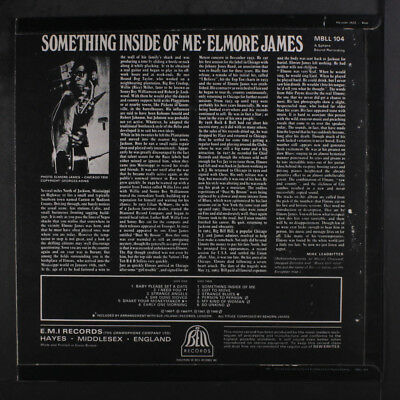 Pic 1 ELMORE JAMES: Something Inside Of Me LP (UK, backflaps jacket, sl cw)