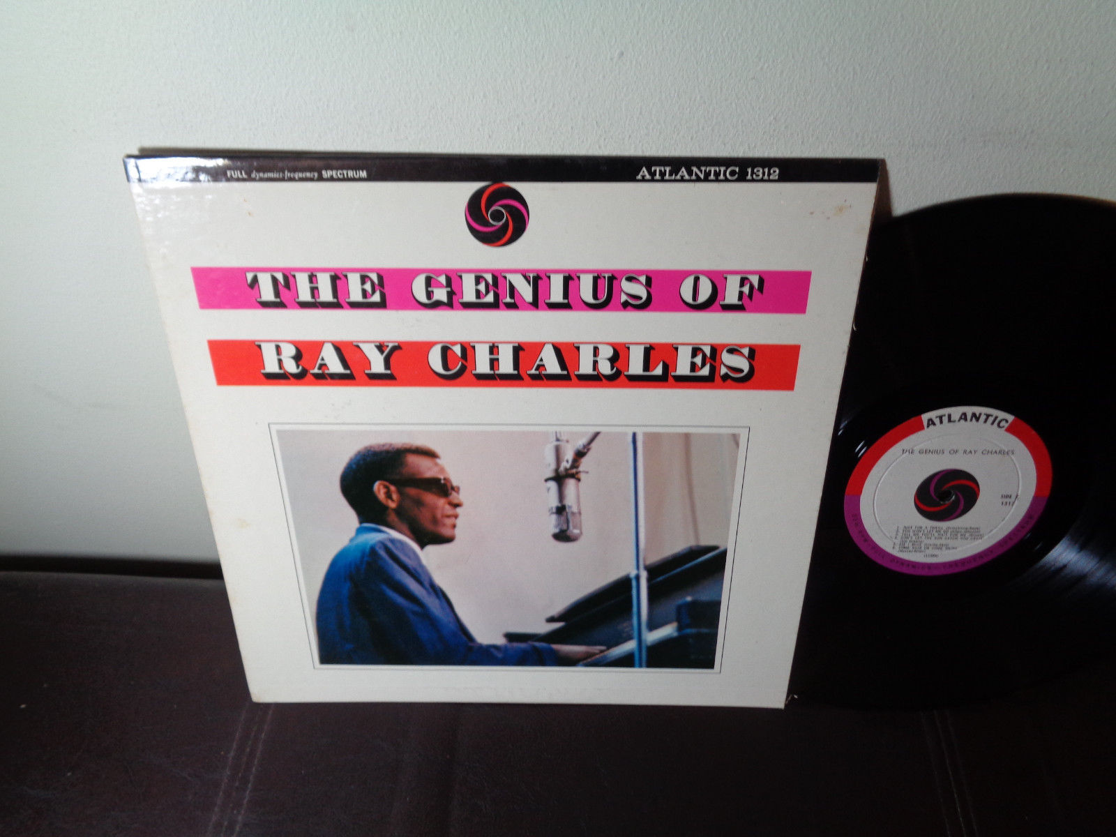 RAY CHARLES ATLANTIC 1312 MONO NM 60' R&B Soul Jazz / GENIUS OF / BULLSEYE LABEL
