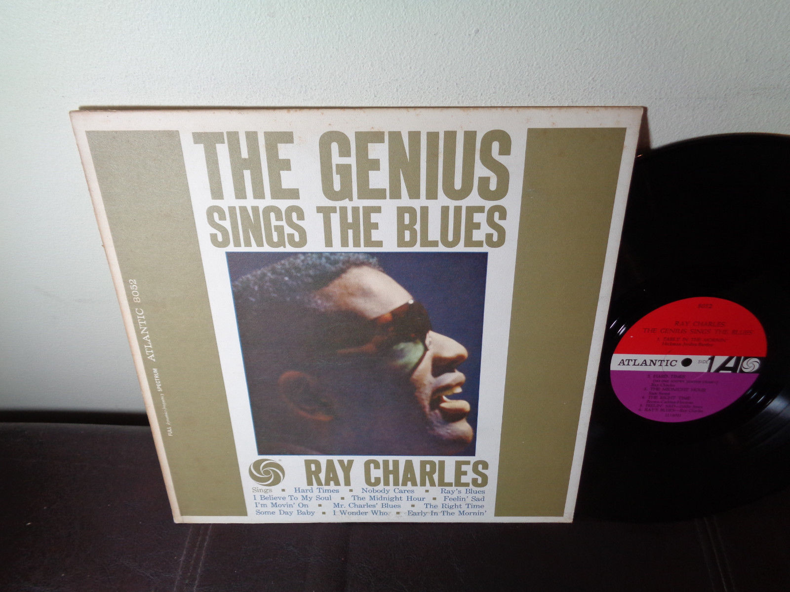 RAY CHARLES ATLANTIC 8052 MONO NM 1961 / R&B Soul Jazz / GENIUS SINGS THE BLUES