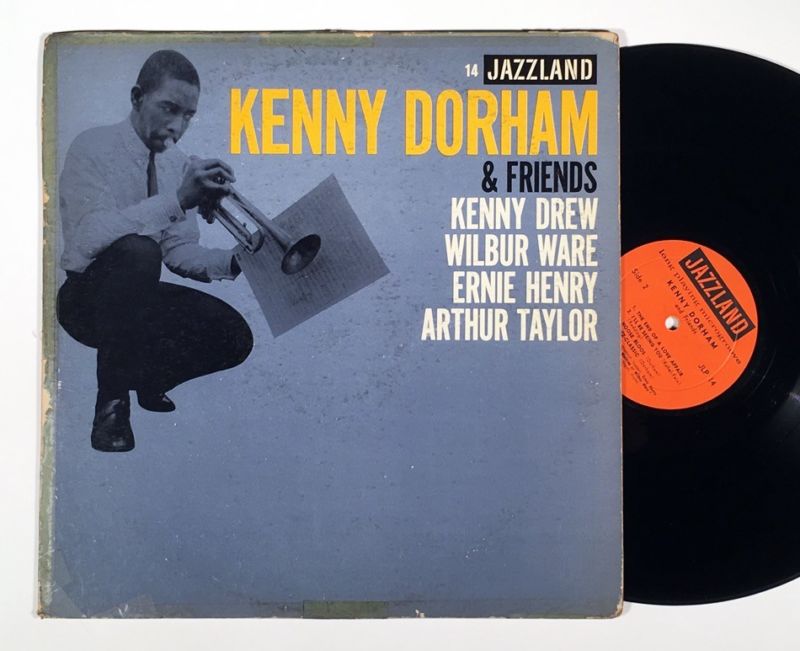 KENNY DORHAM & FRIENDS jazzland LP / cannonball adderley-sonny rollins MONO DG