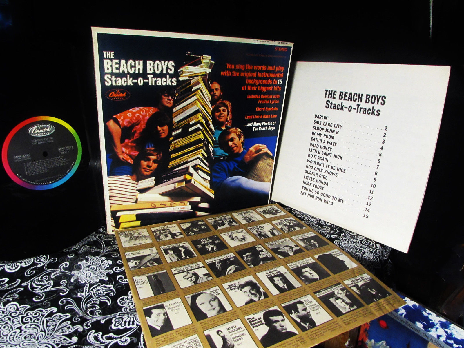 '68 RAINBOW Orig THE BEACH BOYS ? STACK-O-TRACKS + BOOKLET ? PET SOUNDS RARITIES