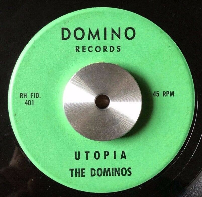RARE SURF Guitar INSTRUMENTAL Rocker THE DOMINOS Utopia DOMINO 45 Hear