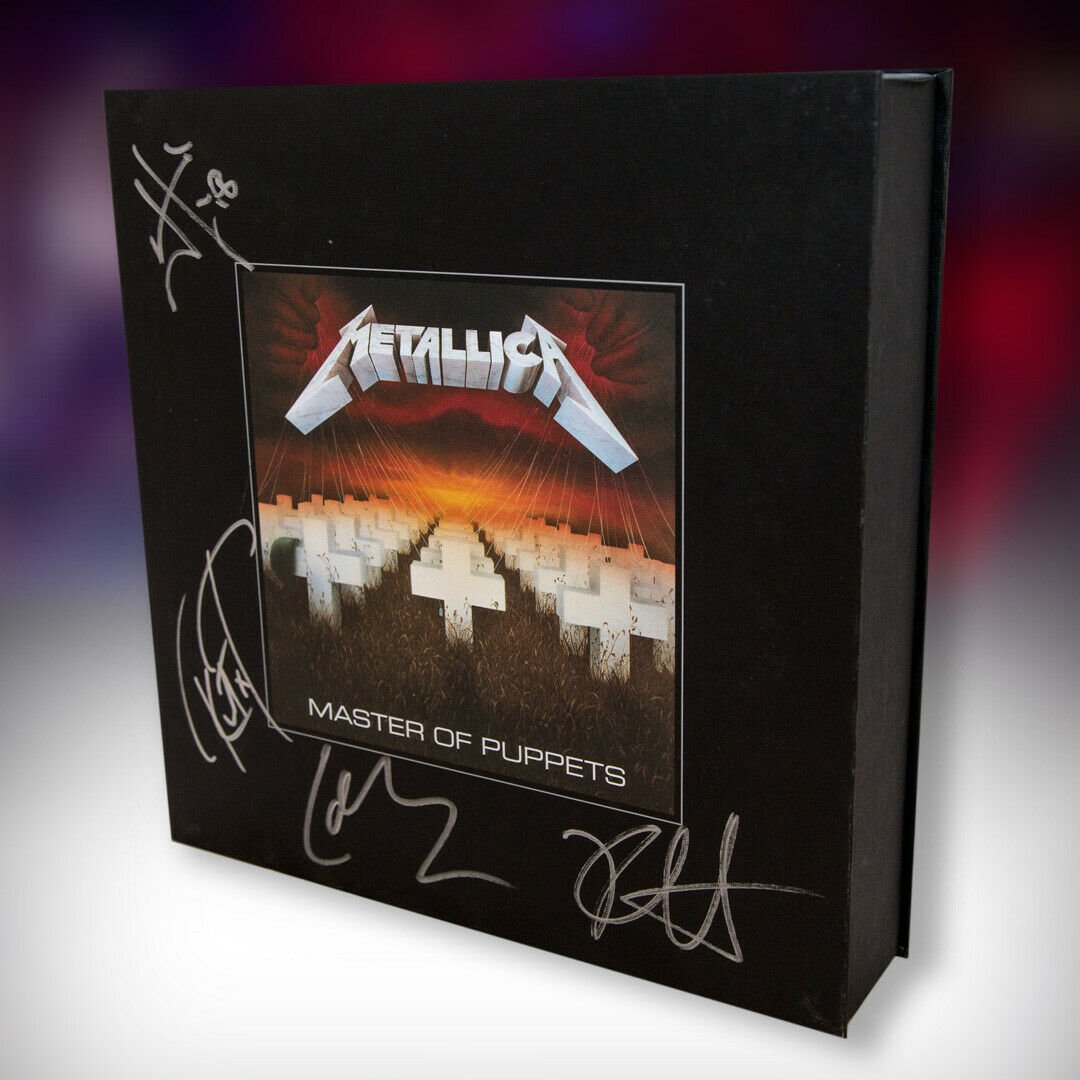 Metallica Autographed Master of Puppets - Remastered Deluxe Box Set