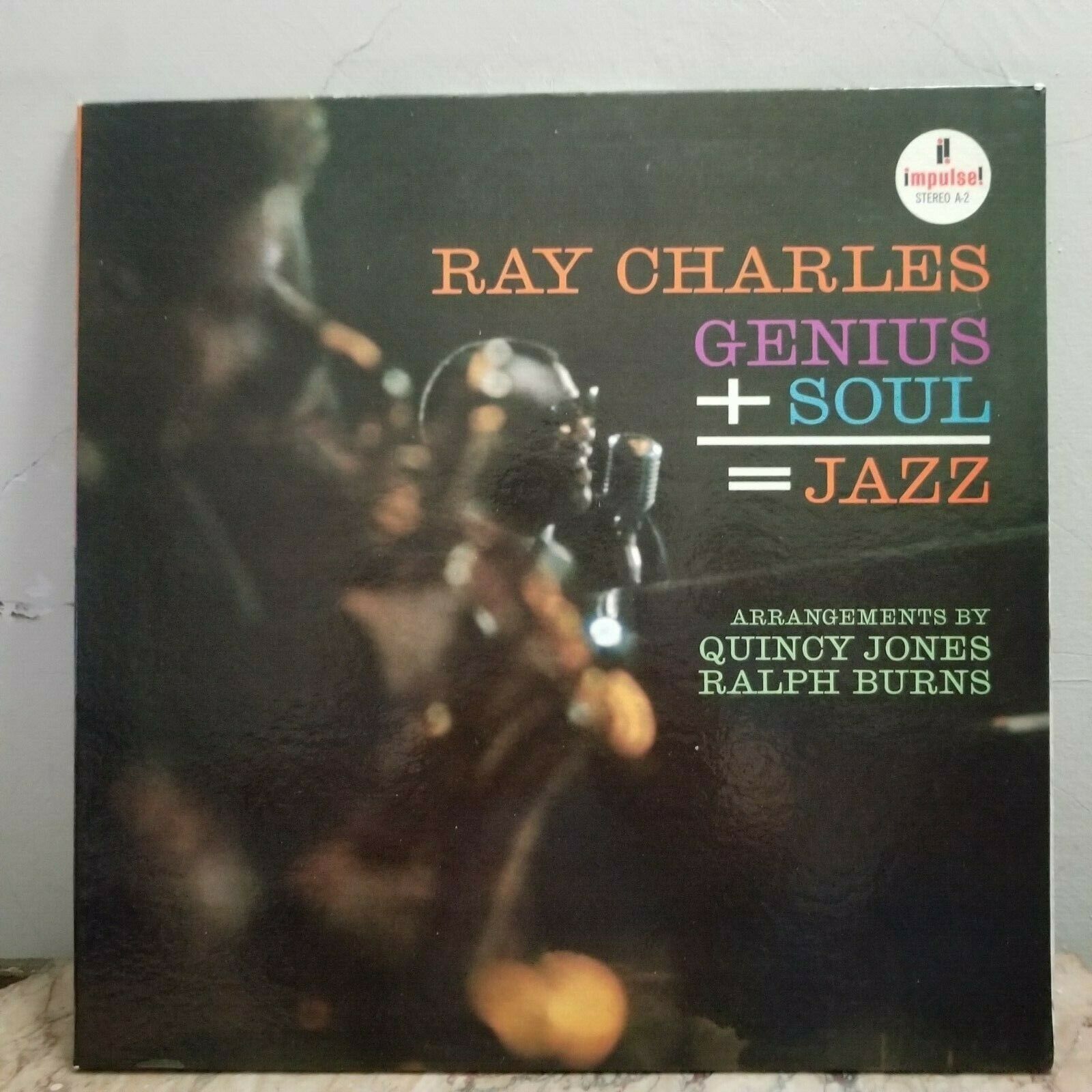 Ray Charles -LP Genius + Soul=Jazz.Orig.On Impulse[Am-Par] A2 Stereo RVG.Ex-Copy