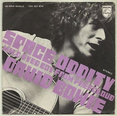 DAVID BOWIE SPACE ODDITY HOLLAND 1969 7" PS on PHILIPS glam pop rock