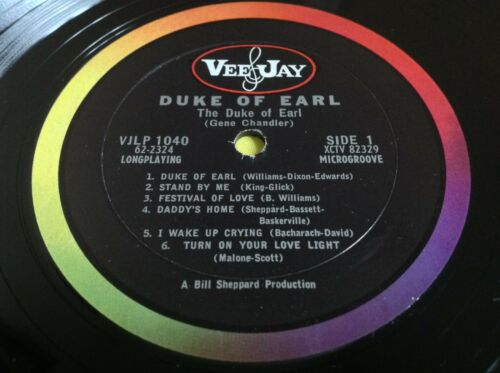 Pic 1 1962 Soul LP : Gene Chandler   Duke of Earl   The Duke of Earl   Vee-Jay 1040