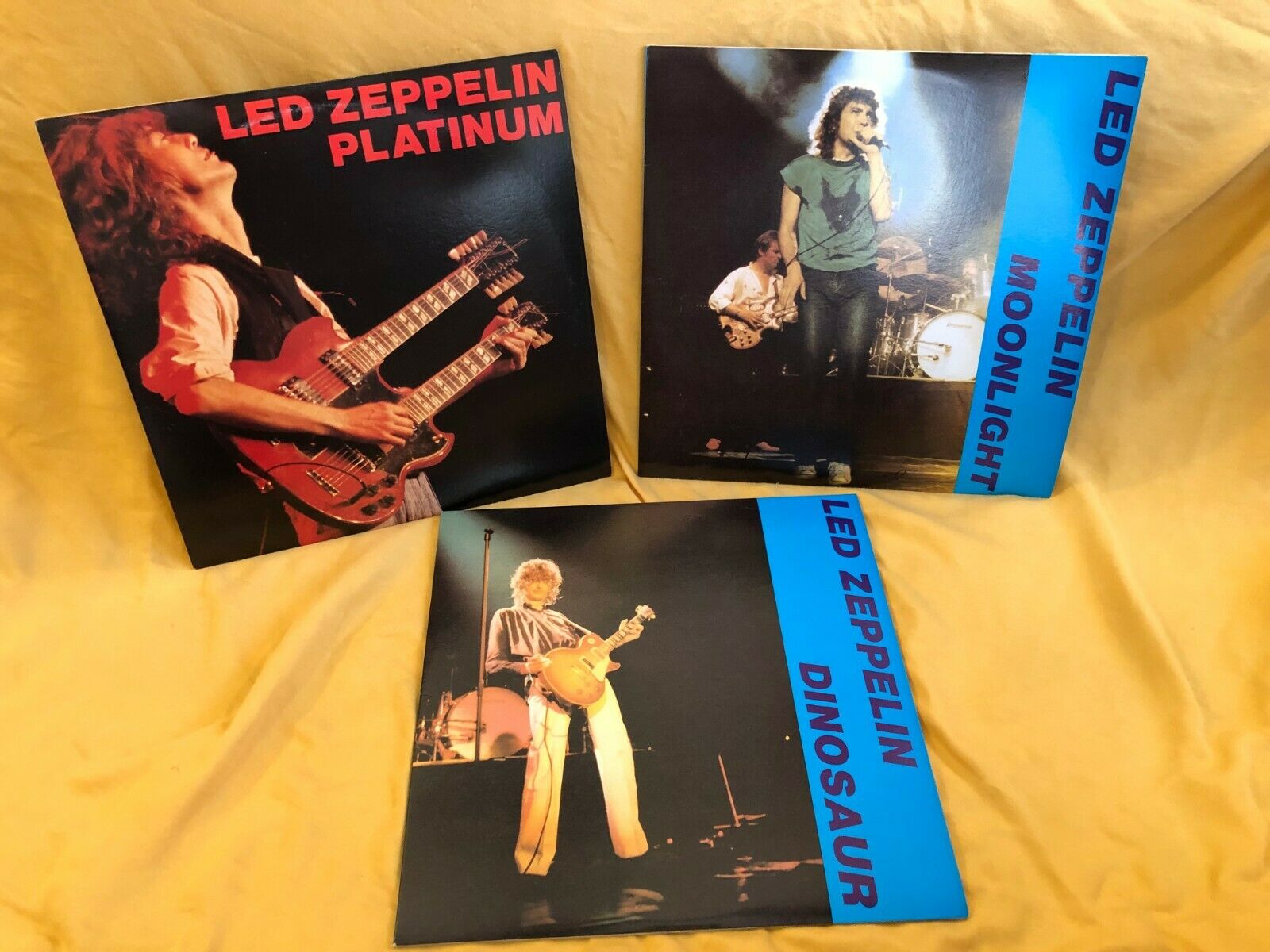 Led Zeppelin - Platinum, Moonlight, Dinosaur- 3 concerts on 6 LPs  Not TMOQ