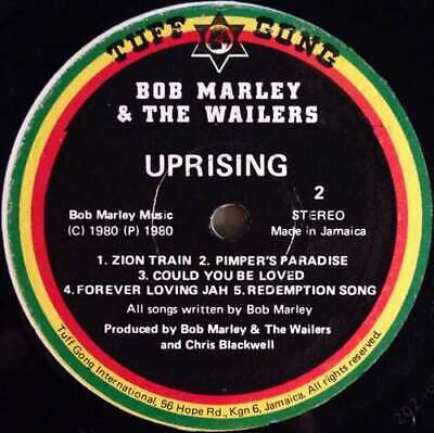 Pic 3 Bob Marley & The Wailers - Uprising (LP, Album) Vinyl Schallplatte - 132071