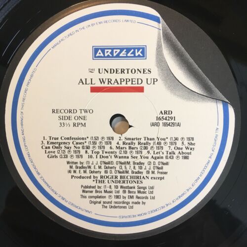 Pic 1 THE UNDERTONES - ALL WRAPPED UP 2x12" LP VINYL RECORD