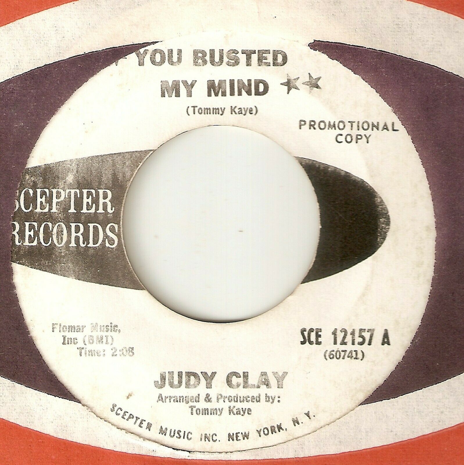 JUDY CLAY You Busted My Mind SCEPTER PROMO NORTHERN SOUL USA 45