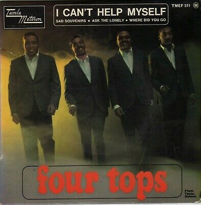 THE FOUR TOPS I CAN'T HELP MYSELF FRENCH ORIG EP 45 PS 7" TAMLA MOTOWN
