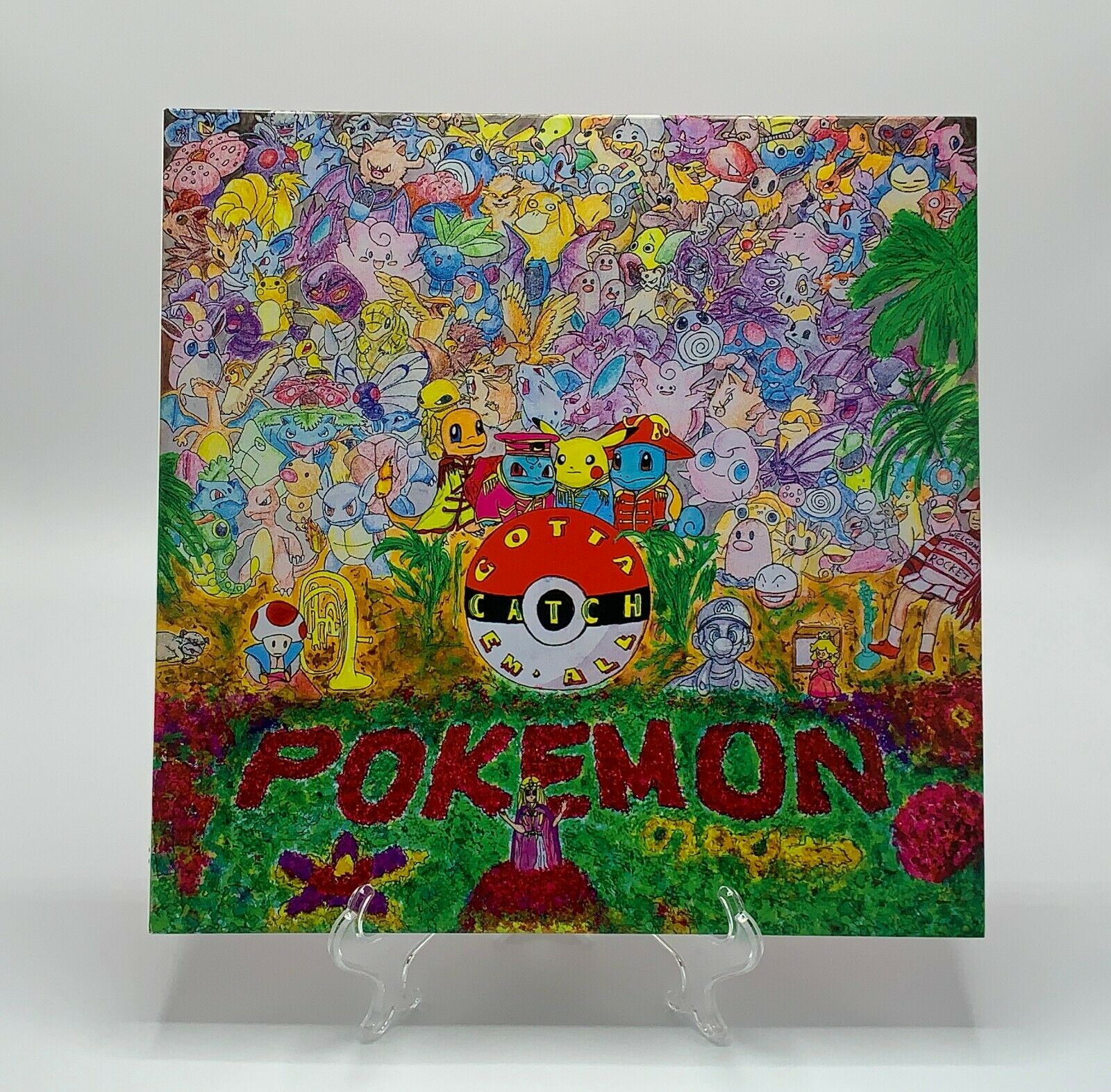 popsike.com Junichi Masuda Pokemon Complete Chiptune Character LP Red Vinyl 1/500 - auction