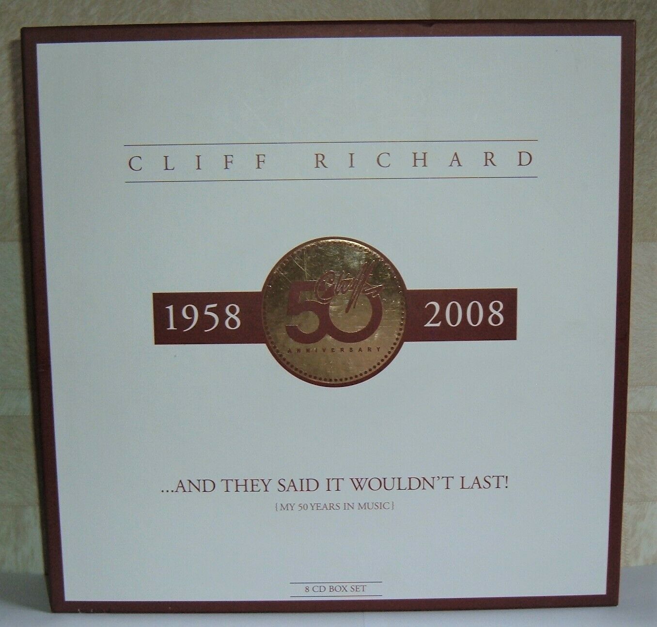 Cliff Richard 50th Anniversary Box Set And They Said It Wouldn't Last. MINT.