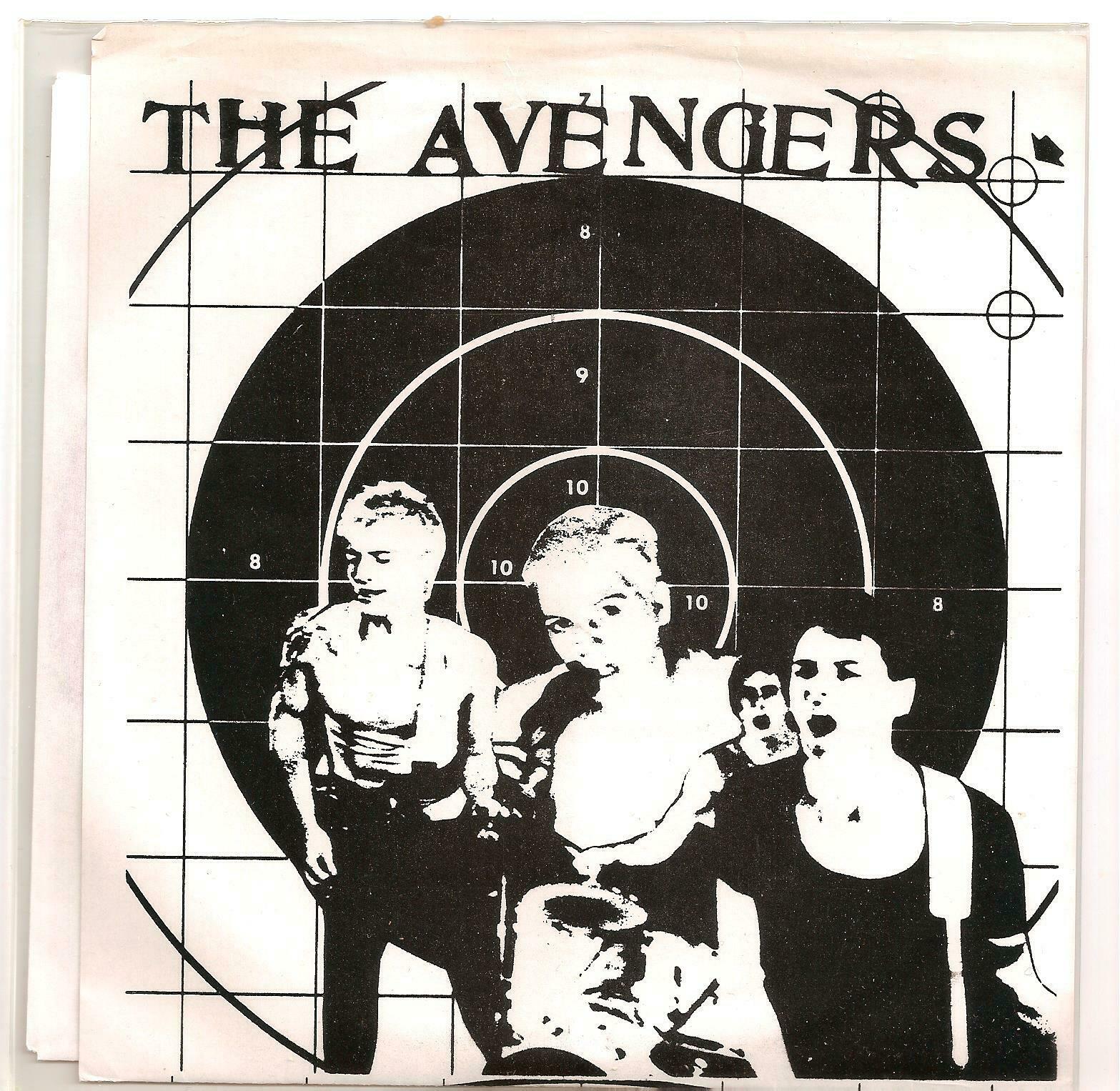The Avengers US Punk KBD 2nd Press red vinyl 1977