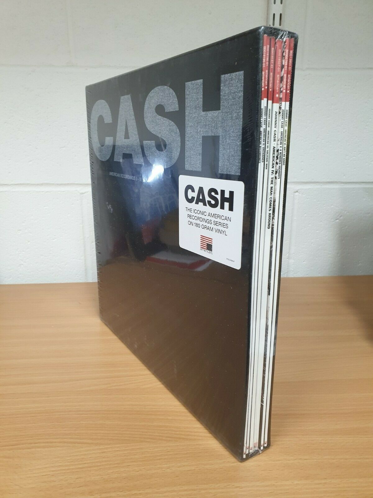 popsike.com - Johnny Cash American Recordings Vinyl Box Set 7LP. Sealed, 180g US pressing - auction details