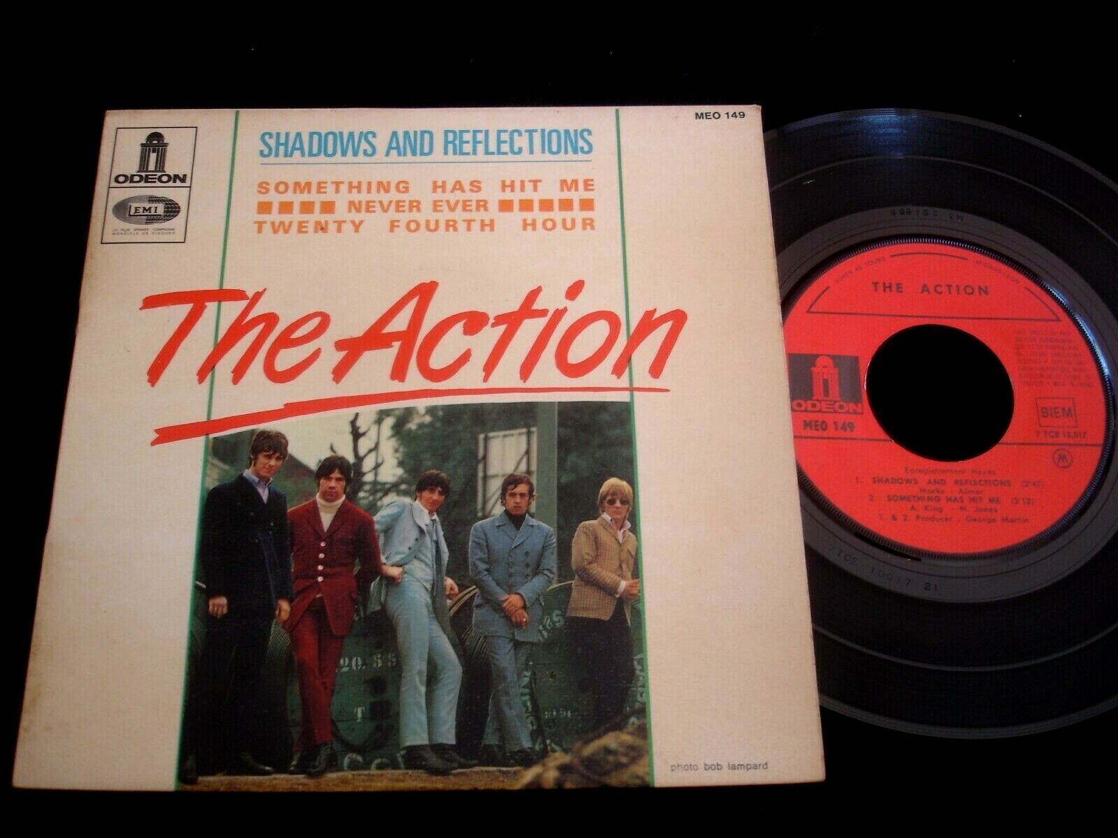 Pic 1 THE ACTION/SHADOWS AND REFLECTIONS/60'S BEAT/RARE ODEON FRENCH PRESS 7" EP