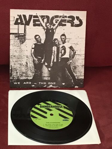 Pic 1 Avengers, "We Are The One" 1977 Punk 45 Dangerhouse. SFD 400