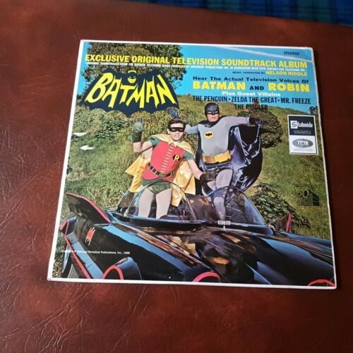 BATMAN Original Television Soundtrack scarce UK LP 1966, EX+/NM