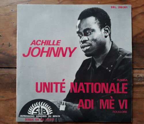 Rare 45 t vinyle EP african Dahomey Impressions Sonores du Benin Achille Johnny