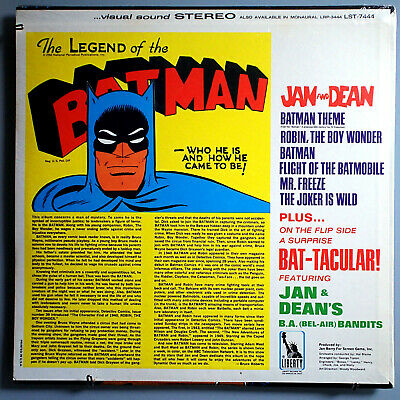 Pic 1 JAN & DEAN JAN & DEAN MEET BATMAN ULTRA-RARE SEALED ORIG 1966 LIBERTY STEREO LP