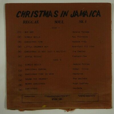 Pic 1 V/A "Christmas In Jamaica" Reggae LP Studio One Silk Screen