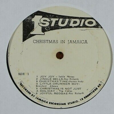 Pic 2 V/A "Christmas In Jamaica" Reggae LP Studio One Silk Screen