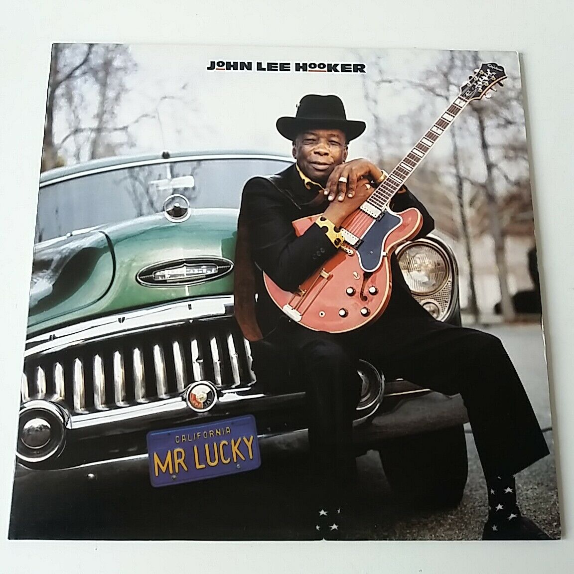 John Lee Hooker - Mr Lucky -  Vinyl LP Europe 1st Press 1991 NM/NM