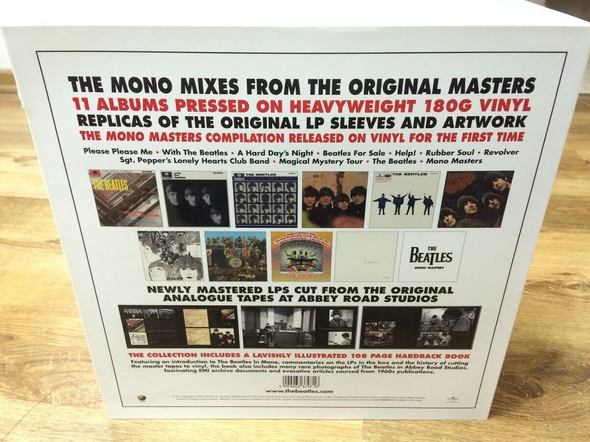 Pic 1 The Beatles in Mono Vinyl Box Set (14 Discs, Sep - 2014)