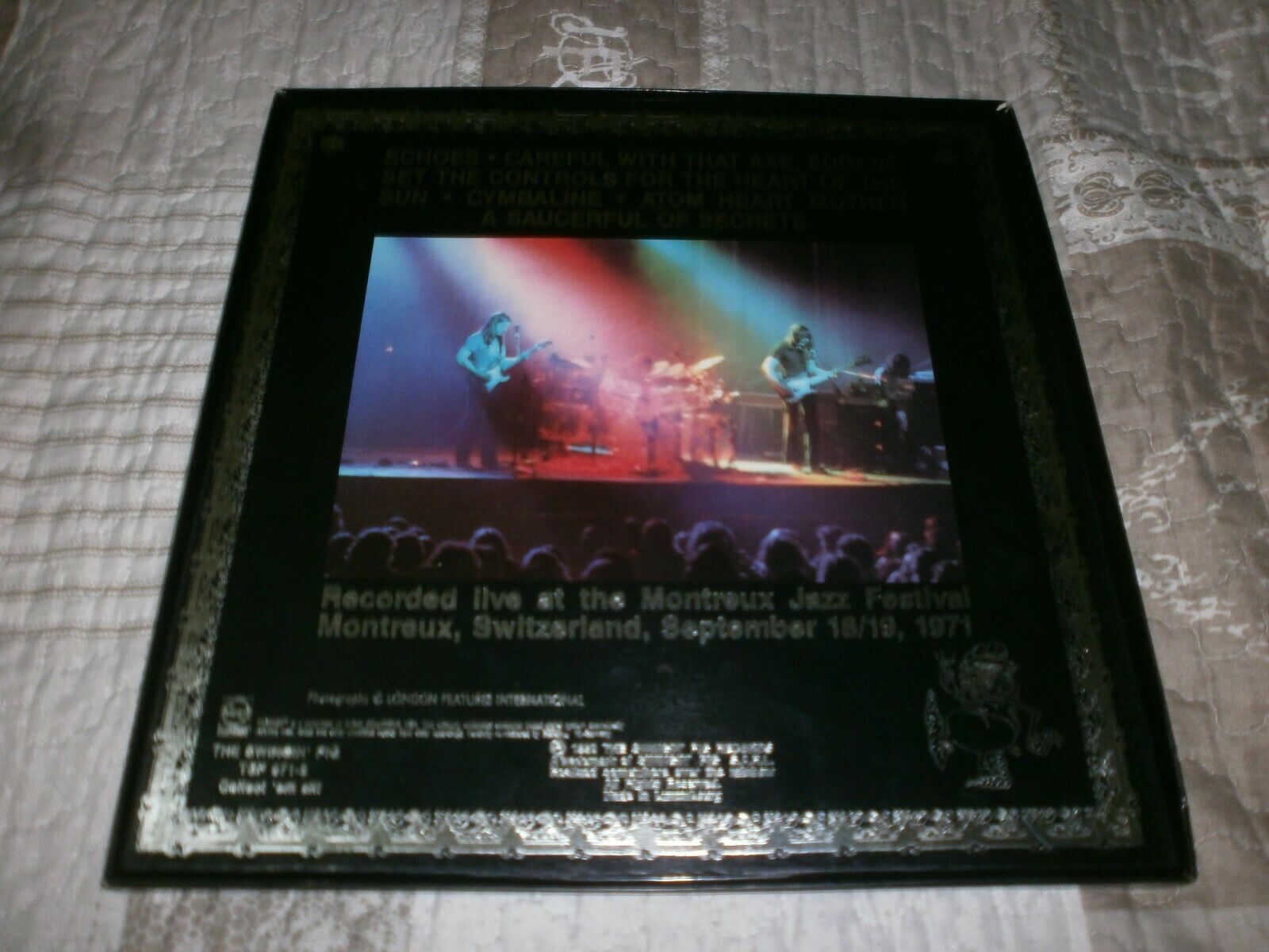 Pic 2 Pink Floyd Box 3 LP Pink  Rosa 1990 Live In Montreux 1971