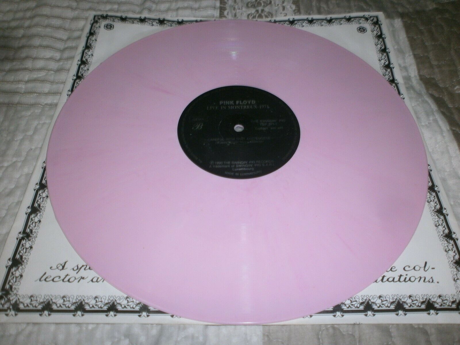Pic 4 Pink Floyd Box 3 LP Pink  Rosa 1990 Live In Montreux 1971