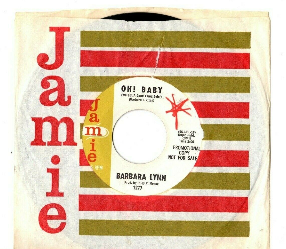 Northern Soul 45 - Barbara Lynn - Oh  Baby - Jamie - VG++ PROMO HEAR