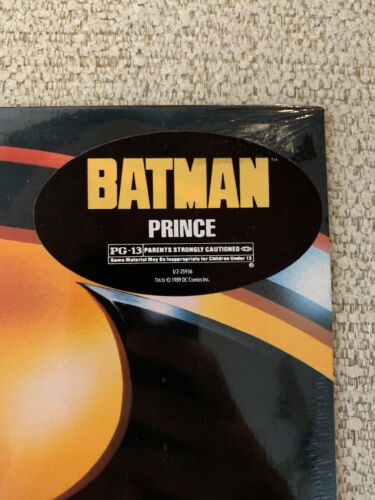 Pic 1 PRINCE BATMAN Original Soundtrack Vinyl LP 1989 Factory Sealed RARE OST Batdance