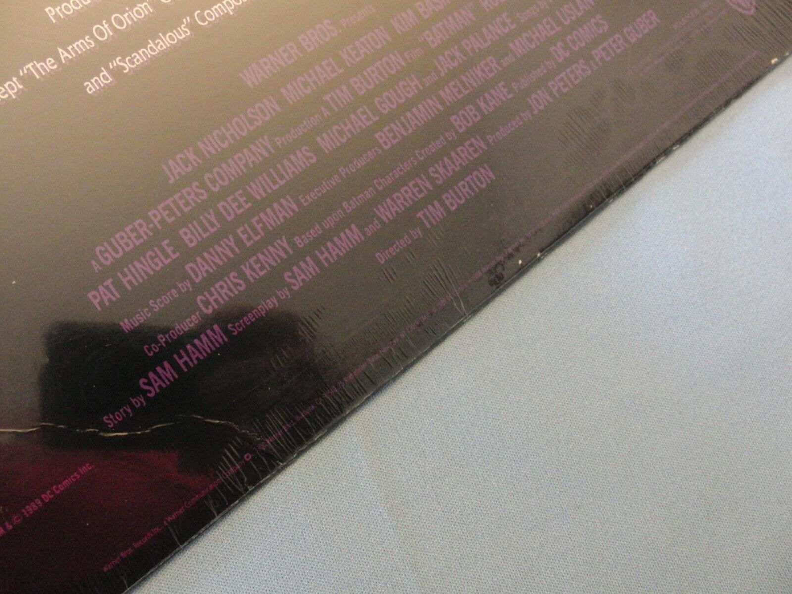 Pic 3 LP OST Prince BATMAN 1989 USA | Sealed / OVP
