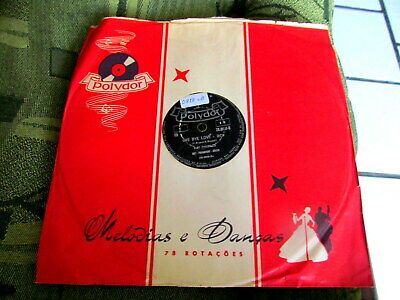 Pic 1 RAY CHARLES - "I Can't Stop Loving You/ Bye Bye Love" 78 RPM BRAZIL 1961 POLYDOR