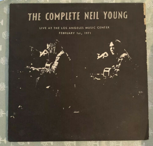 Pic 1 Neil Young The Complete Live At The Los Angeles Music Center bootleg lp vinyl 33