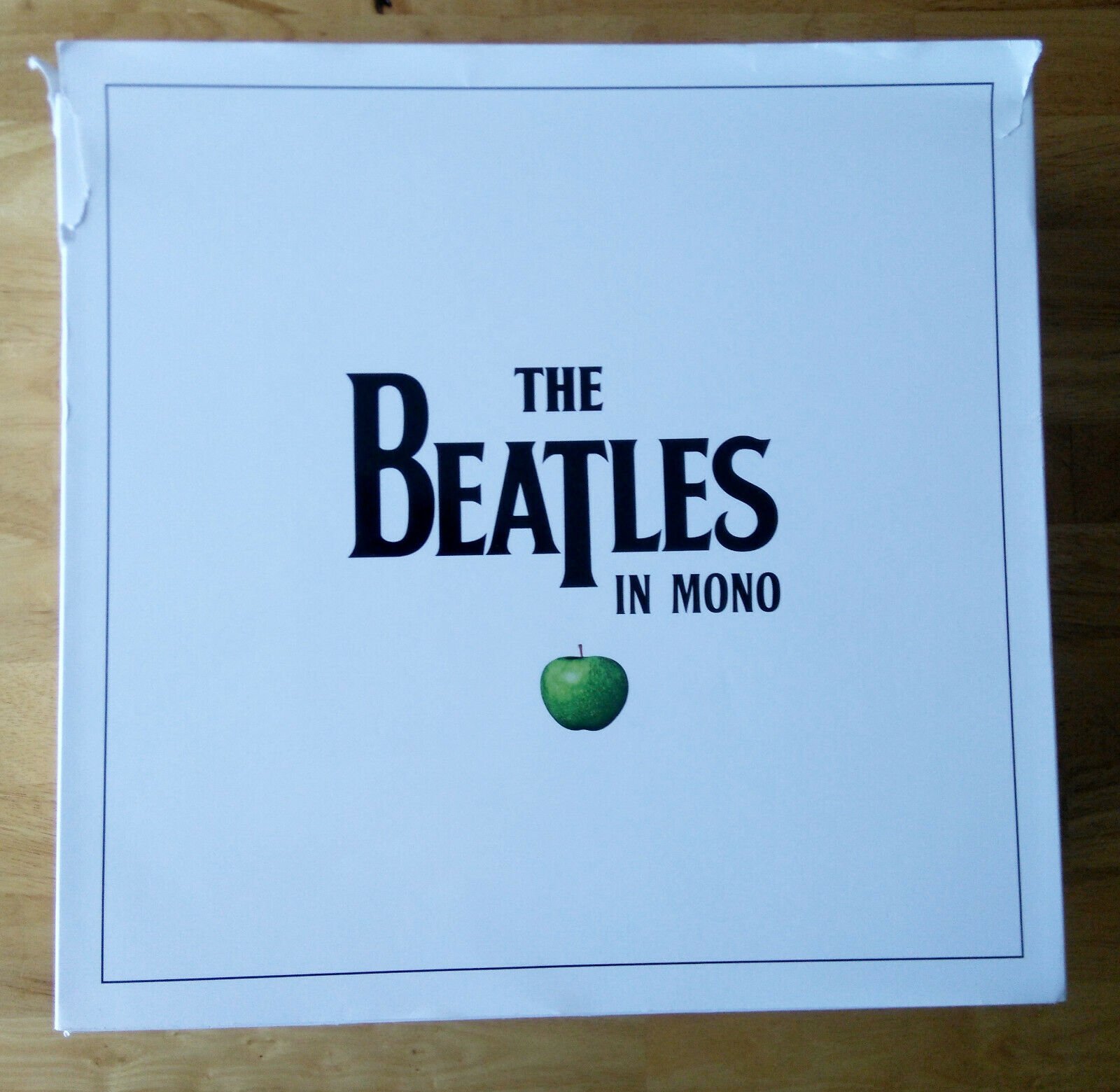 Pic 1 The Beatles in Mono 14 Vinyl 180 Gram New Box Set Book LP 2014 Torn Slipcover