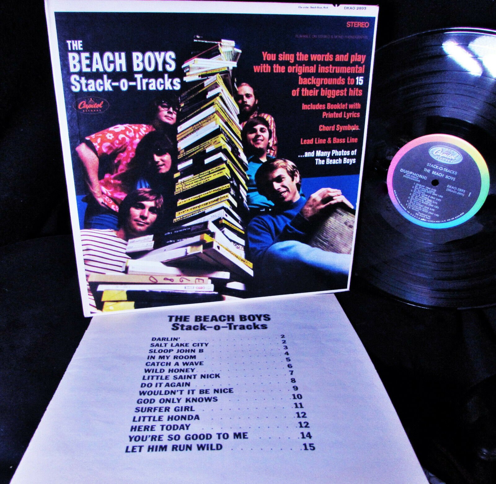 Pic 1 '68 RAINBOW Orig THE BEACH BOYS ? STACK-O-TRACKS + BOOKLET ? PET SOUNDS RARITIES